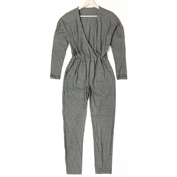 American Apparel Heather Gray Madeline Jumpsuit - Picture 4 of 11